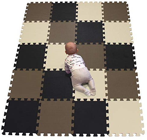 YIMINYUER® 20 Teilige (30cm×30cm×1cm Einzelstück), Puzzlematten Baby, Puzzlematte Spielmatte, Babys Puzzle Matten, Kinder Spielmatten R04R06R10G301020