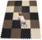 YIMINYUER® 20 Teilige (30cm×30cm×1cm Einzelstück), Puzzlematten Baby, Puzzlematte Spielmatte, Babys Puzzle Matten, Kinder Spielmatten R04R06R10G301020