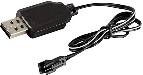 USB-Ladekabel Batterie-Ladekabel für NI-Cd NI-MH-Akkus SM-2-Pin-Steckeradapter 4,8 V Ausgang Wird auf RC Toys Car Tank Trucks Trains Boat verwendet (4.8V)