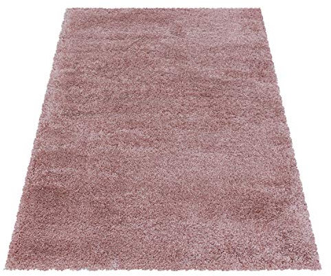 Ayyildiz Wunderschöne Hochflor Teppich: Weich, Flauschig & Leicht zu Pflegen - Idealer Komfort für Wohnzimmer oder Schlafzimmer, Größe:200 x 290 cm, Farbe:Rosa
