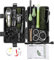 Survival Kit 15 in 1, Außen Notfall Set Survival Kit mit Rettungsdecke, Paracord Armband, Taschenlampe und weiterem Survival Ausrüstung Optimal für Wandern Camping Bushcraft Abenteuer