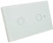 Interruttore Da Parete WiFi, 3 In 1 WiFi 2.4G + RF 433 Mhz + Tasto Touch, Compatibile Con Amazon Alexa e Google Home, Pannello Smart Intelligente Per Scatola 503 Italiana (Bianco, 2 Tasti Touch)
