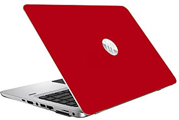 AlphaWraps Skin for HP EliteBook 6930p Laptop | Matt Red | Protective and Durable Vinyl Decal wrap Cover | Made in The UK