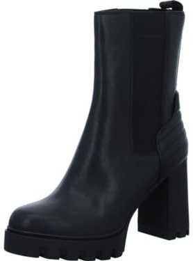 Calvin Klein Damen Plateau Chelsea Boot LTH Wn Mid, 3 x Schwarz, 41 EU