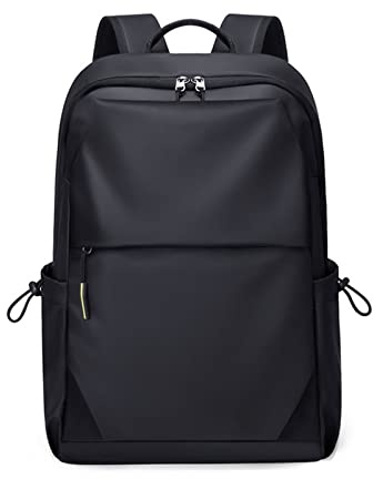 FANDARE Casual Daypack Business Laptop Backpack College School Bag Laptop Backpack for Men Lightweight School Bag Travel Rucksack for Sports High School Middle Bookbag Black