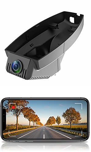 Fitcamx Dashcam Kompatibel mit BMW 1 3 5 7 X1 X3 X5 X5 M X6 M3 E Chassis (HD2-6003), E88/E92/E93/E60/61/E65/66/E84/E83/E70/E72/E93, OEM 4K 2160P Autokamera WiFi, Loop-Aufnahm, G-Sensor, 64 GB Karte