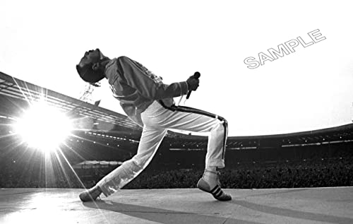Freddie Mercury Poster Rock Blues Musik Foto Wandkunst Bild Poster A4