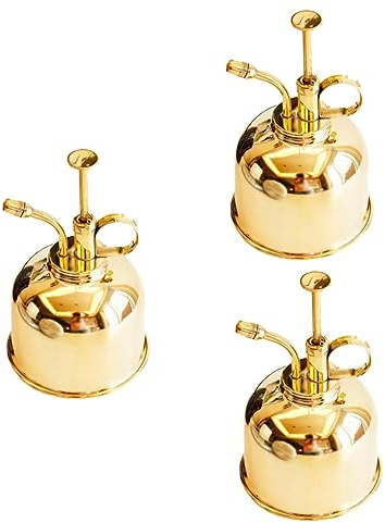 Happyyami Pumpe 3st Blumensprüher Zimmerpflanzen Mister Saftige Gießflasche Gießkanne Drinnen Vintage Pflanzenschorle Für Zimmerpflanzen Wasserkrug Aus Glas Container Messing