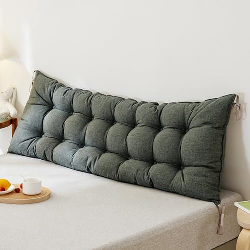 MZYZPPBD Rückenlehne Bett Kissen Lesekissen Für Bett Sofa Bequem Und Weich Lendenkissen Kopfstütze Fürs Bett Kopfteil Mit Abnehmbarem Bezug Für Schlafzimmer Mit Tatami-Sofa,B,200 x 10 x 50 cm