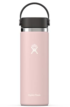 Hydro Flask - Water Bottle 591 ml (20 oz) - Vacuum Insulated Stainless Steel Water Bottle with Leak Proof Flex Cap and Powder Coat - BPA-Free - Wide Mouth - Trillium