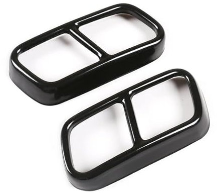 ANRAM Endrohrabdeckung Auspuffblende Für BMW F01 Serie 7 2009 2010 2011 2012 2013 2014,Schalldämpfer Auspuffrohrabdeckung Trim Car Styling Externes ZubehöR