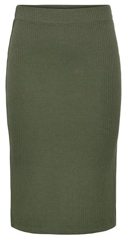 ONLY Damen Onlemma Slit Skirt JRS Noos Rock, Grape Leaf, M EU