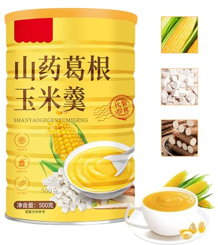 Poudre de maïs d'igname et de Pueraria, poudre de soupe de maïs d'igname chinoise Pueraria, pâte de maïs instantanée, poudre de soupe de maïs chinoise Ca, bouillie de petit déjeuner saine et nutritive