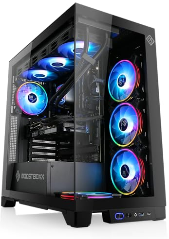 Gaming PC mit Windows 11 Home, AMD Ryzen 9 7900X 12x 4700 MHz, 2000 GB M.2 SSD, 32 GB DDR5-RAM, NVIDIA GeForce RTX 4070, ASUS Mainboard, USB 3.2, M10760H