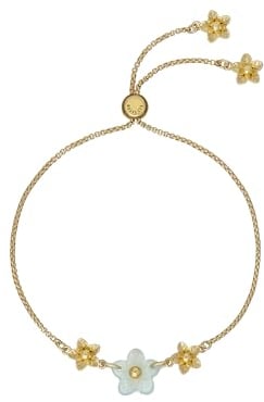 Ted Baker Wileia Blume Kette verstellbares Armband für Frauen (Gold Tone/Mint)