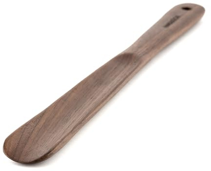 Chausse-pied en bois de noyer, 43 cm de long, extra stable, compact