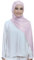Lina & Lily Damen Hijab Kopftuch Schal mit Glanz-Schimmer Für Muslimische Frauen (Flieder)