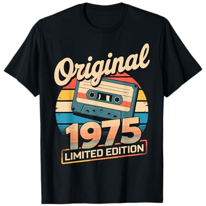 51e anniversaire homme femme 51 ans 1975 deco cadeau drôle T-Shirt
