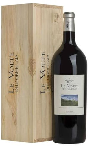 Ornellaia Le Volte Dell'Ornellaia 2023 Magnum Astuccio in Legno, Vino Rosso Toscana IGT, 13,5% vol, 1,5 L