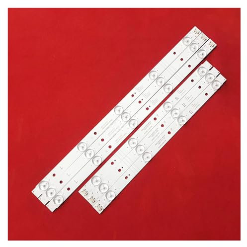 GBJCFBLK Lote de 6 Unidades de 3 LED 3L+3R, 4+5 LED de 3 V for televisores LCD de 40 Pulgadas (5800-W40001-LP00 RP00 40LES76T2 V400HJ6-PE1 40LE7120 40LE5120)