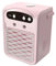 WNDUOKXH Enfriador de aire portátil con altavoz Bluetooth para casa, oficina, dormitorio, coche, humidificador ABS, aire acondicionado, pequeño ventilador eléctrico, rosa