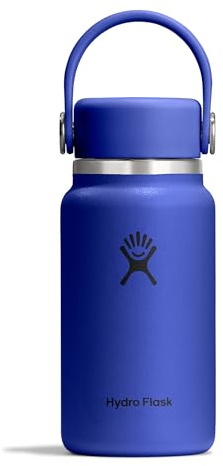 Hydro Flask – Micro Hydro™ 200 ml (6.7 oz), Capri Blue | Auslaufsichere Mini-Flasche mit abnehmbarer FlexClip™ Trageschlaufe – Kalt 20 Std., heiß 7 Std. – Capri Blue