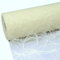 SIZOWEB Table Runner/25 m Roll + 100 Free Decorative Diamonds, Polyester, cream, 30cm Breite