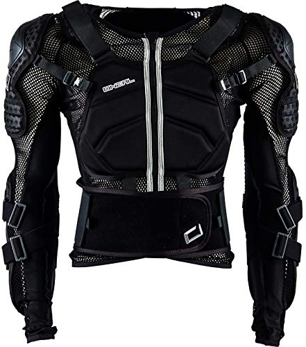 O'NEAL | Protektoren-Jacke | Kinder | Motocross Enduro | Verstellbare Stretchbänder, Hochschlagfestes IPX®-Material, Mesh-Paneele zur Kühlung | Underdog Protector Jacke Youth | Schwarz | Größe S
