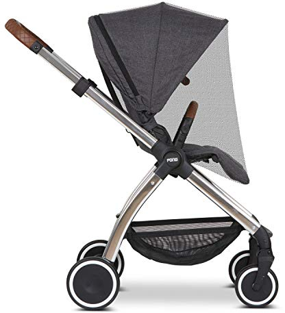 ABC Design Universal Moskitonetz – Insektenschutz für Kinderwagen, Sportwagen & Buggy – feinmaschig – Farbe: black