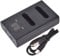 DSTE Dual USB Charger with LCD Display Compatible for LI-90B LI-92B and Olympus SH-1, SH-50, iHS SH-60, SP-100, SP-100EE, Tough TG-1, iHS Tough TG-2, iHS Tough TG-3, XZ-2 iHS Camera