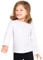 Lilax Baby Girls' Basic Long Sleeve Round Neck T-Shirt, White, 12-18 Months