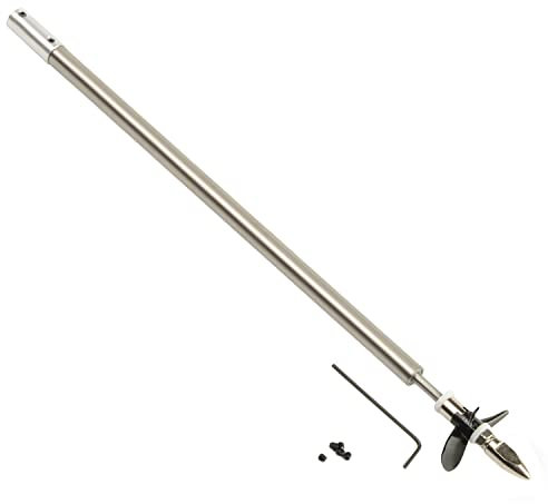 Heyiarbeit Antriebswelle D36 mm Propeller L250 mm Schaft L200 mm Hülse passend für 3,17 mm Motorwelle mit Propeller Universalgelenk für RC Boot RC U-Boot 1 Stück