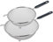 Westmark 2 Passoires de Cuisine, Traditionell, ø 18 cm + ø 20 cm, Acier inoxydable/plastique, Argenté/Noir, 128522E6