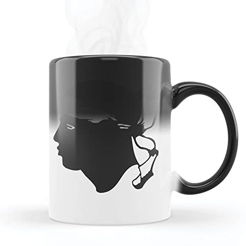 Mygoodprice MUG Magique qui change de couleur sensible à la chaleur - Thermosensible - en céramique au motif Corse