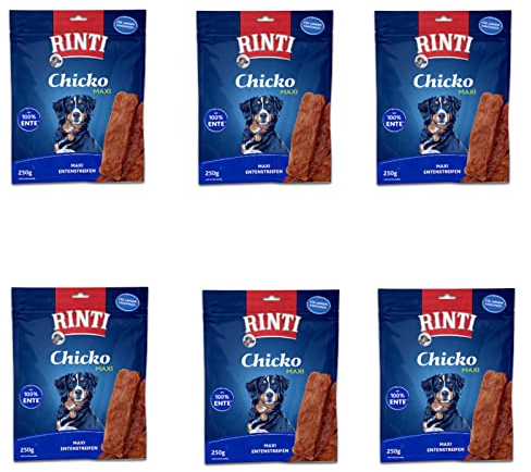 RINTI Extra Chicko Maxi Ente für Hunde - Bundle - 6 x 250 g