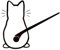 EHOTER Rear Window Wiper Decal Car Rear Wiper Decal Sticker 3D Funny Cat Tail Wiper StickerCartoon Vinyl Bumper Windshield Sticker Waterproof Boat Graphics Decals (Black)