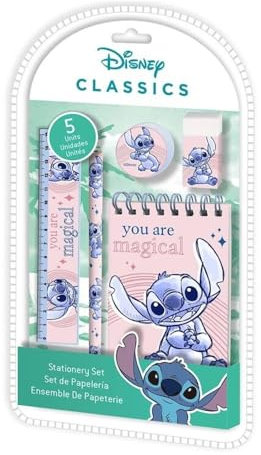 Stitch KL87732 Schreibwarenset, bunt, Única