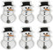 6 Stück Schneemann-Form Wiederverwendbare Taschenwärmer Taschenofen Wärmekissen bis 55 Grad mehrfach nutzbar durch Aufkochen…