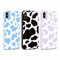 Foonary 3 Pack Phone Case Compatible with iPhone X/XS 5.8 , Ultra Slim Fit Soft TPU Silicone with Leopard Design Aesthetics Pattern, Shockproof Bumper Protector Matte Cover for iPhone X