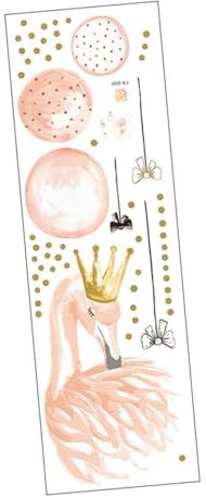 BESTonZON 1 Stück Wandaufkleber Wandtattoo Schwan Ballon Aufkleber DIY Ornament Kinderzimmer Dekoration Party Dekoration Wandkunst Dekoration Fenster Vinyl Home Decor Schwan