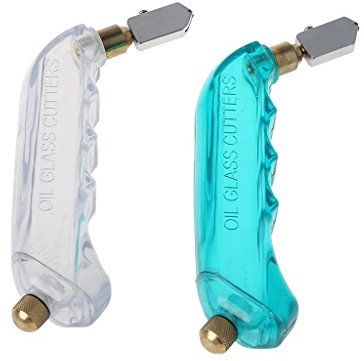 SUCHUANGUANG 1PC Grip 0iled Glass Cutter Tungsten Carbide Stained Glass Cutting tool Metal
