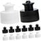 Milisten 20pcs Reusable Bottle Caps Portable Pull-type Sports Water Caps Leakproof Replacement Lids for Water Bottles Versatile Fit for Athletes and Travelers