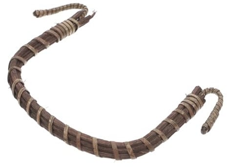 TOPBATHY Teapot Handle Replacement Rattan and Iron Japanese Kettle Handle for Ceramic Pottery Tea