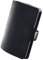 I-CLIP Original Slim Wallet - Leder Geldbörse mit Geldklammer - Schwarzes Glattleder mit schwarzem Rahmen