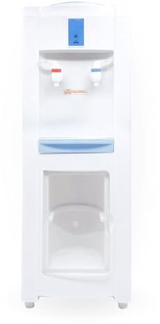 Dispensador de Agua Fría y Caliente. Máquina Dispensadora de Agua. Fuente de Agua Eléctrica con Enchufe para Hogar y Oficina. Dispensador de Agua de Suelo Silencioso. (Garrafa de Agua No Incluida).