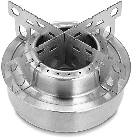 Lixada Set di Stoviglie per Alcol e Stoviglie all'aperto Set di Stoviglie per Alcol Portatile con Supporto per Stativo a Croce