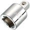 Sourcingmap 3/8 Inch Drive (F) x 1/4 Inch (M) Socket Reducer, Female to Male, Cr-V