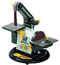 Peugeot Outillage 132338 Peugeot ENERGYSAND-127 Combiné ponceur pivotant Puissance 250 W, Longueur 750 MM, Largeur 25 MM, Diamètre de l'abrasif 127 MM, Vitesse d'avance 9,14