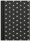 RNKVERLAG 46747 - Notizbuch „black & white Stars“ in DIN A5 dotted, mit 96 Blatt 70 g/m², 1 Stück