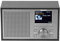 MEDION P66099 DAB+ UKW Radio (Retro Look, 2,4 Farbdisplay, 20 Watt, RDS, Display Dimmer, Digitaler Soundprozessor, Einschlafautomatik Sleep) Silber